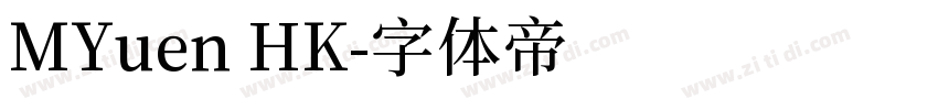 MYuen HK字体转换